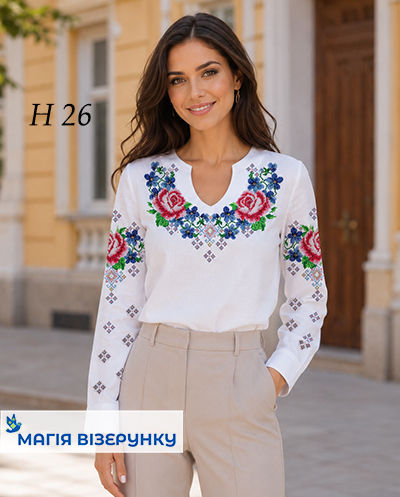 Заготовка вишиванки ніжна Н 026