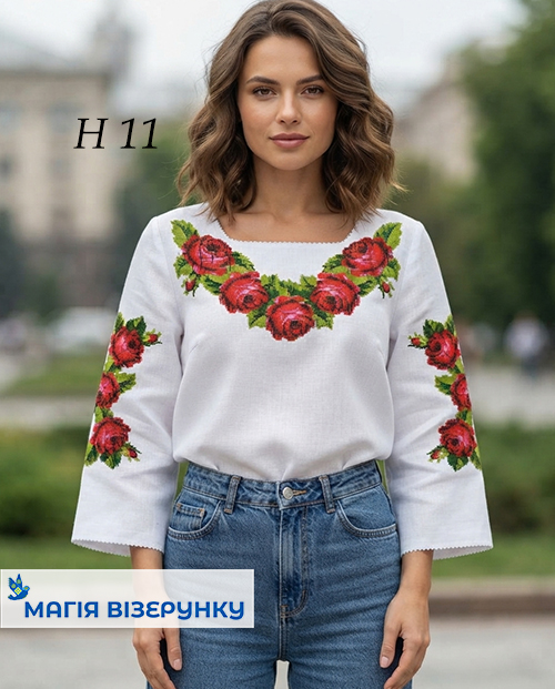 Вышиванка "Мелодия вышивки" Н - 011