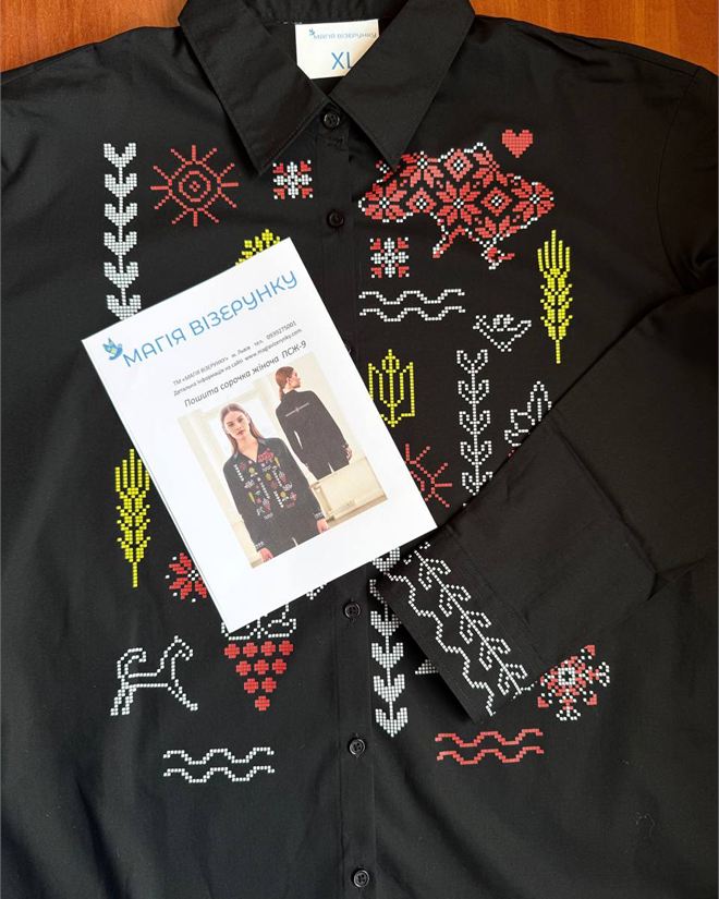 Пошита жіноча сорочка під вишивку "Незламна"