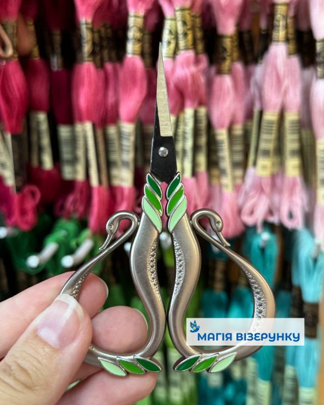 Ретро ножиці лебеді