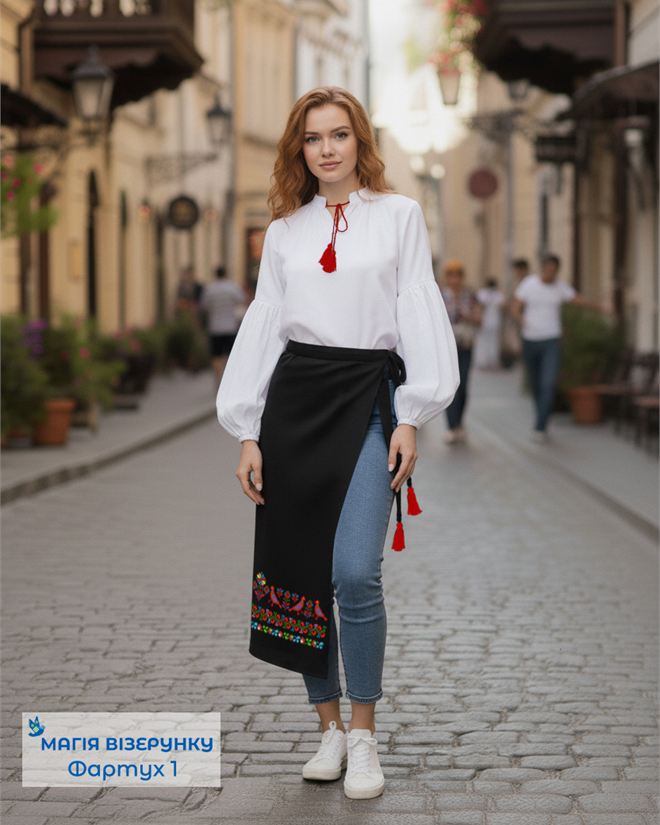 Фартух запаска для вишивки 1