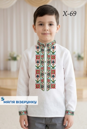 Схема вышивки для мальчика ХД 69