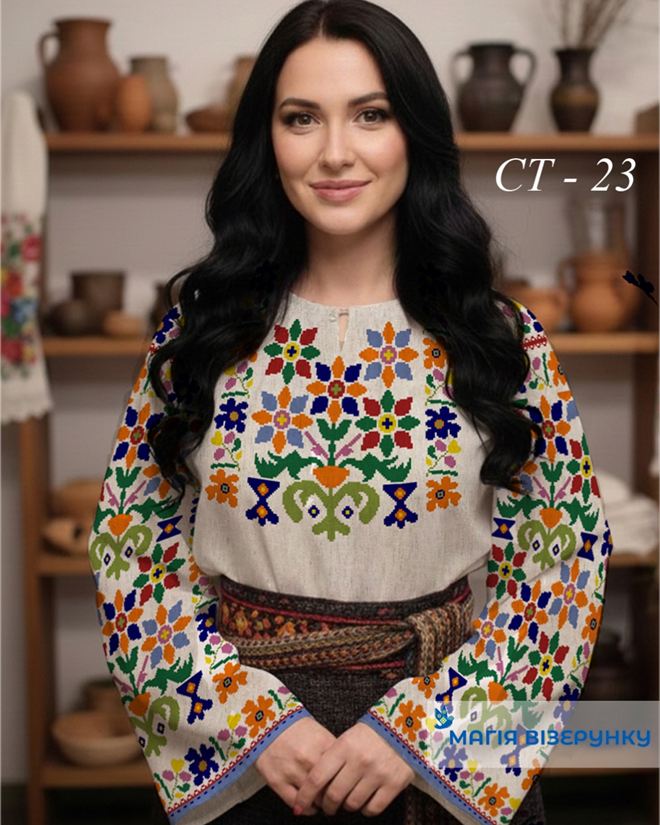 Сорочка старовинна СТд льон 23