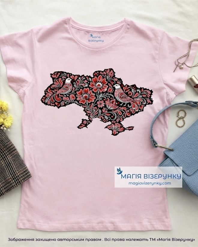 Футболка "Квітуча Україна"