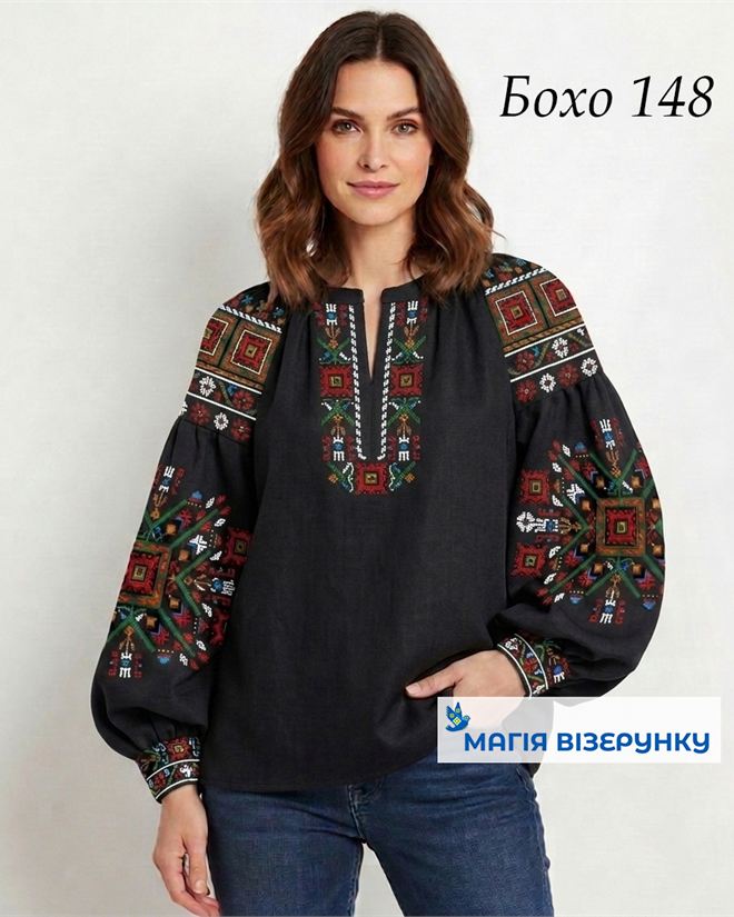 Заготовка вишиванки жіночої Бохо148ч