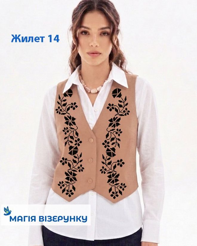 Заготовка на жилет для вишивки 14