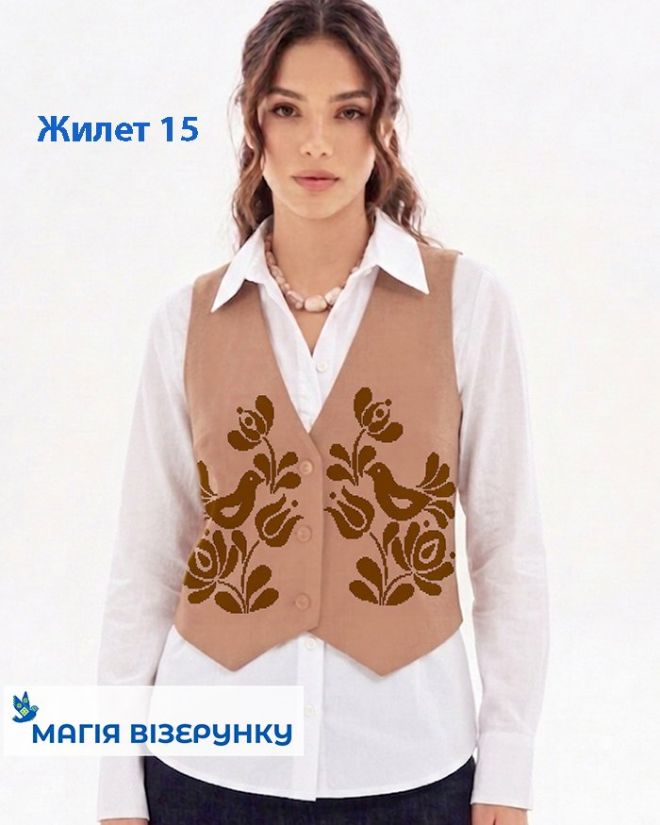 Заготовка на жилет для вишивки 15