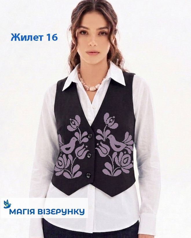 Заготовка на жилет для вишивки 16