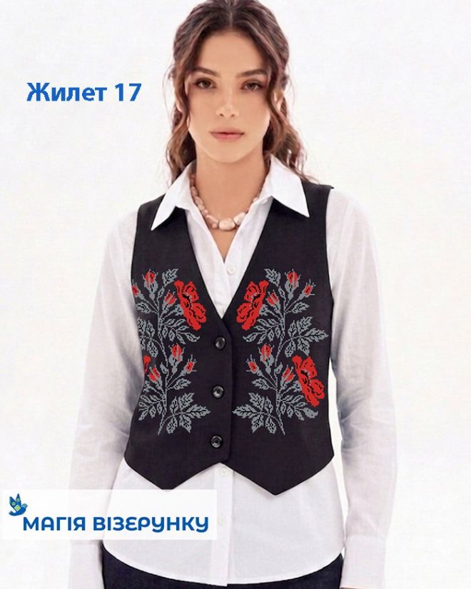 Заготовка на жилет для вишивки 17