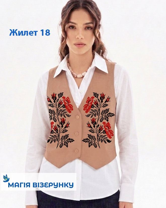 Заготовка на жилет для вишивки 18