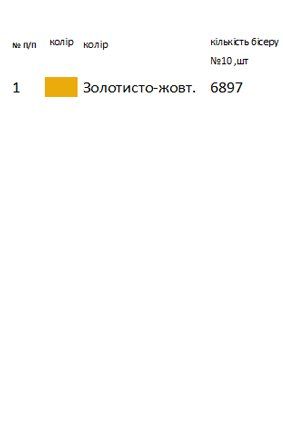 Серветка на аналой під Євангеліє  жовто-золотистий 