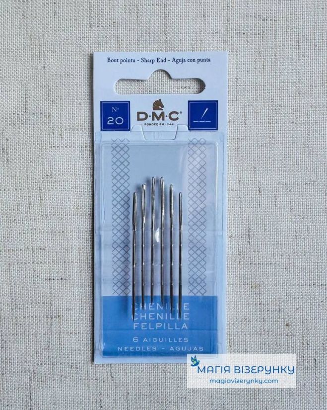 Голки DMC Chenille розмір 20