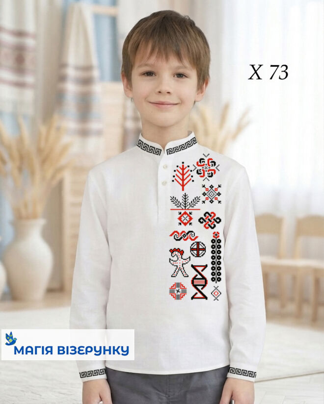 Схема вишивки для хлопчика "Трипільська" Х 73