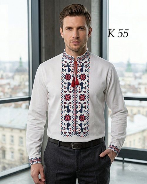 Заготовка чоловічої вишиванки К 55