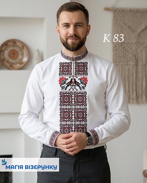 Заготовка чоловічої вишиванки К 83
