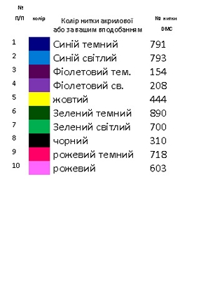 Заготовка вишиванки : Колодочки 2 (лічильна гладь)