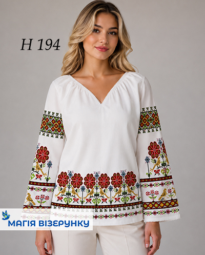Заготовка вишиванки Пташина пісня Н 194