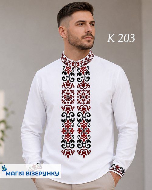 Заготовка мужской вышиванки К - 203