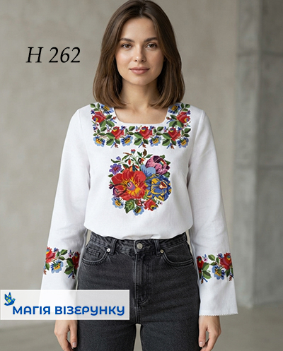 Схема вишиванки "Квіткова" Н 262