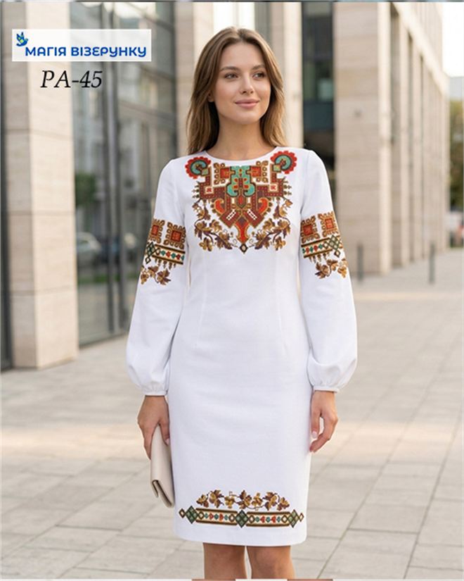 Заготовка для вишивання плаття, вишиванки РА 45