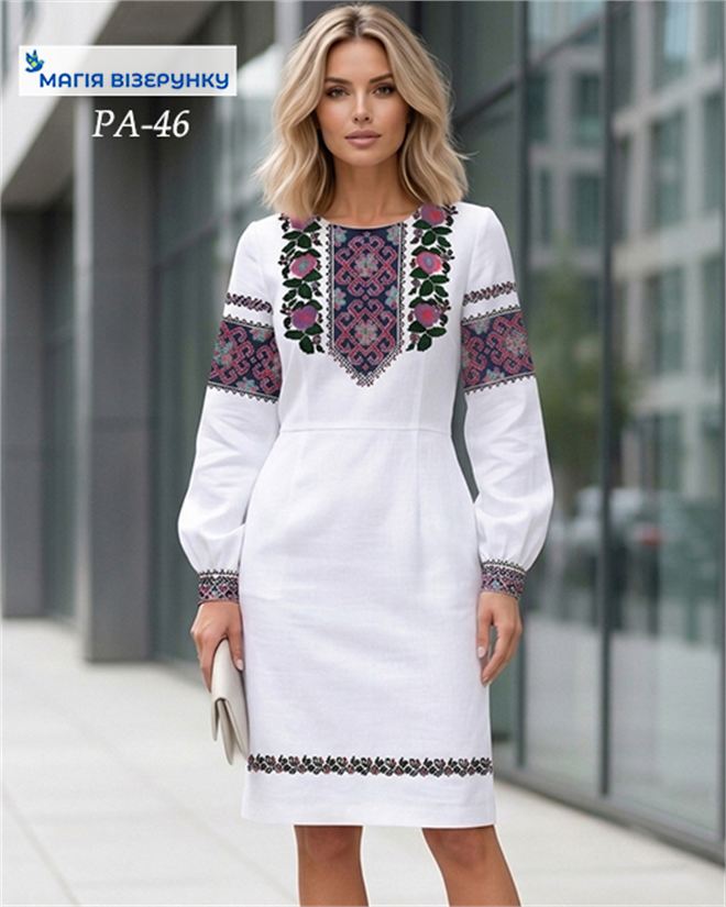 Заготовка для вишивання плаття, вишиванки РА 46