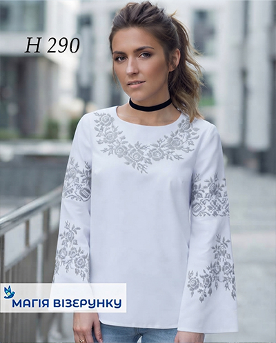 Схема вишиванки монохромна Н 290