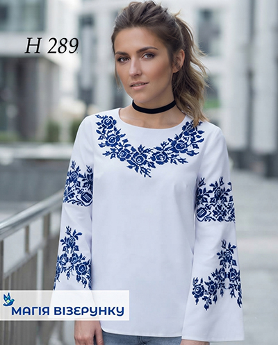 Схема вишиванки монохромна Н 289