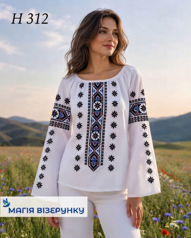 Заготовка жіночої вишиванки Н 312