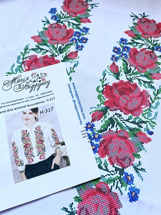 Заготовка жіночої вишиванки Н 317