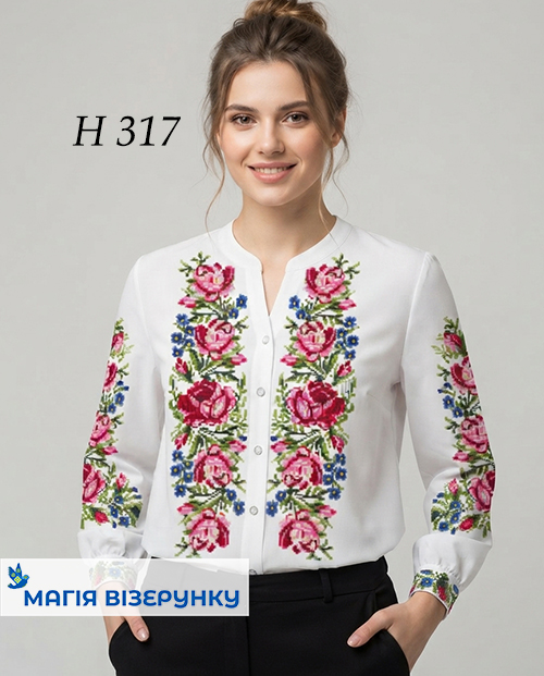 Заготовка жіночої вишиванки Н 317