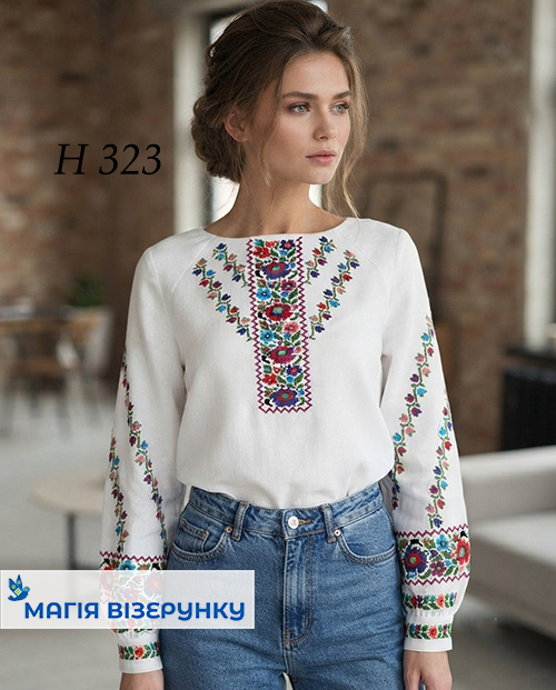 Заготовка жіночої вишиванки Н 323