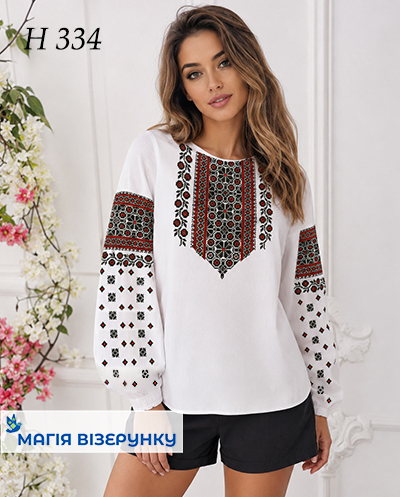 Заготовка жіночої вишиванки Н 334