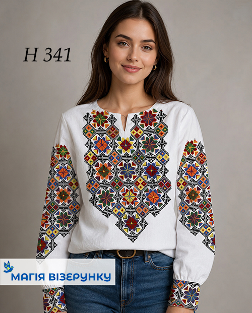 Заготовка жіночої вишиванки Н 341