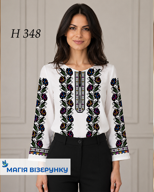 Заготовка жіночої вишиванки Н 348