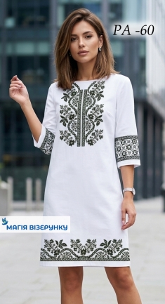 Заготовка платья с длинным рукавом РАд 60