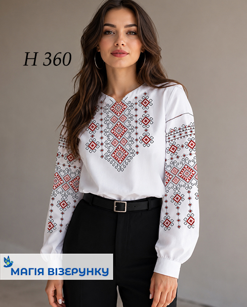 Заготовка жіночої вишиванки Н 360