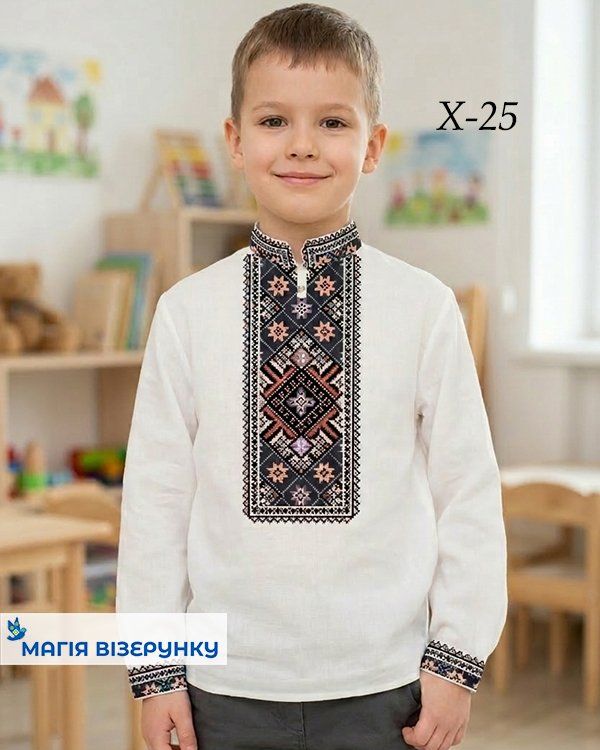 Схема вышивки для мальчика ХД - 25