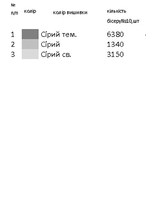 Заготовка мужской вышиванки К - 321
