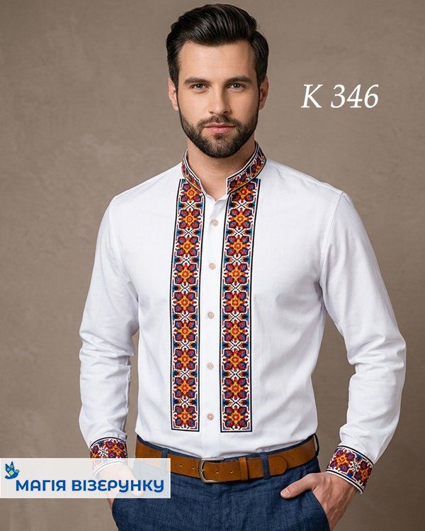 Заготовка чоловічої вишиванки К 346