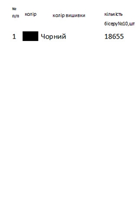 Заготовка платья с длинным рукавом РА 65