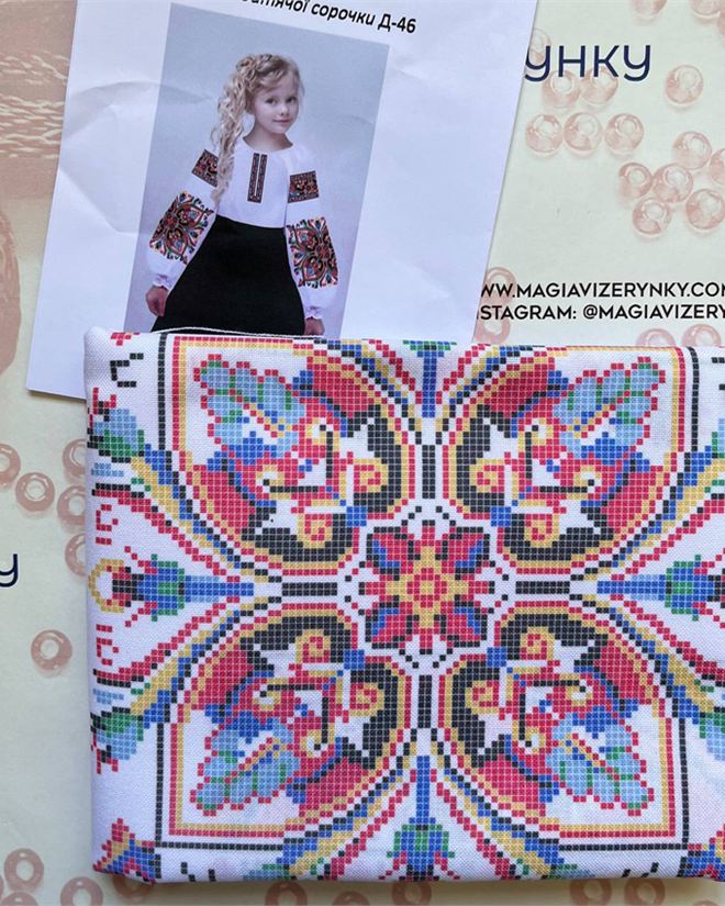 Заготовка вишиванки для дівчинки Дд 46