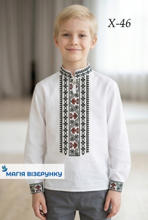 Схема вышивки для мальчика ХД 46