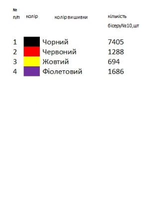 Заготовка мужской вышиванки К - 371