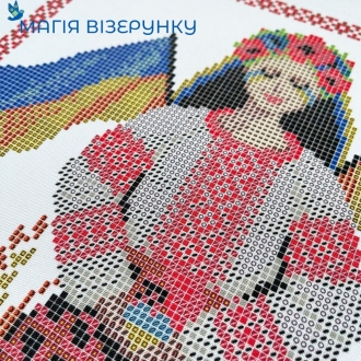 Схема вышивания бисером "Независимая Украина"