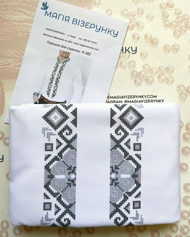 Заготовка чоловічої вишиванки КД 382