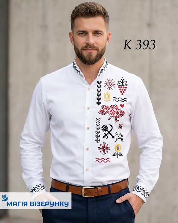 Заготовка чоловічої вишиванки К 393