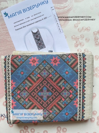 Заготовка чоловічої вишиванки КД льон 305