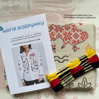 Заготовка вишиванки жіночої НД льон 394