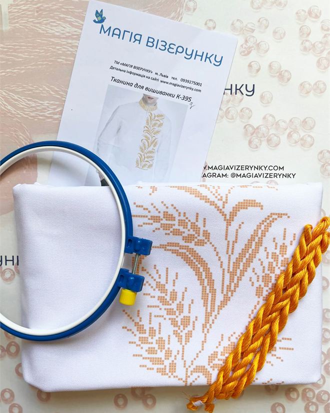 Заготовка чоловічої вишиванки КД 395