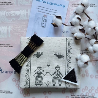 Заготовка чоловічої вишиванки КД льон 376